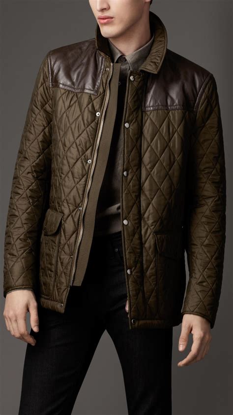 burberry jacket mens vintage|Burberry quilted jacket men's.